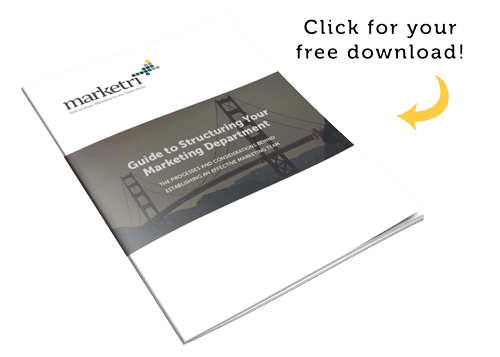 guide to structuring your marketing department